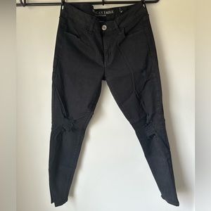 American Eagle Outfitters Super Stretch X Jeggings, Black, 8 Short